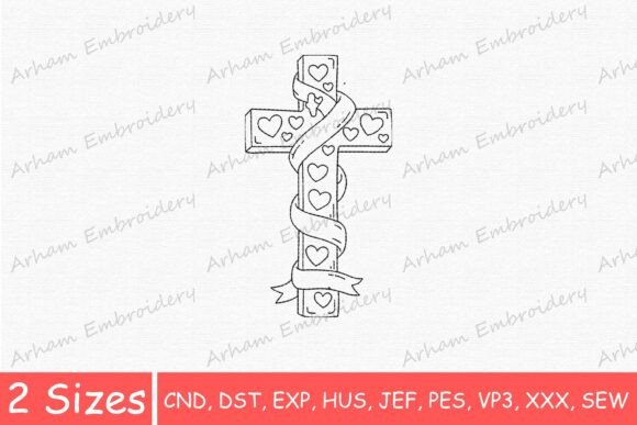 Christian Heart Cross with Ribbon – A Design Review