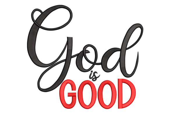 God Is Good – Bold Christian Embroidery Design: Honest Review