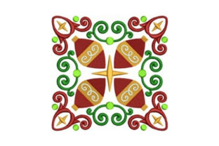 Ornament Quilt Block: Festive & Functional
